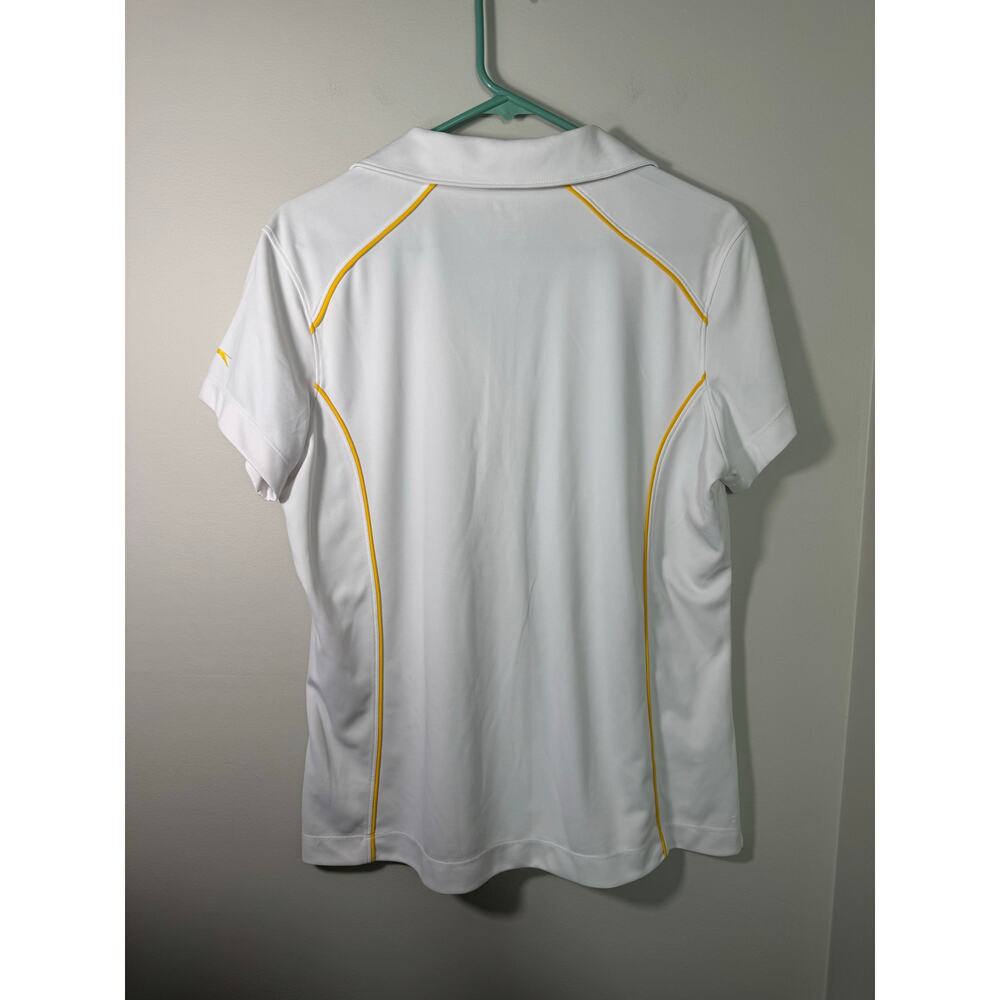Slazenger White Yellow Women's Polo Golf T Shirt Size XL - Picture 4 of 5
